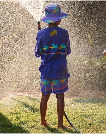 Goldie + Ace - Palm Beach Swim Bucket Hat - Babies-Kids