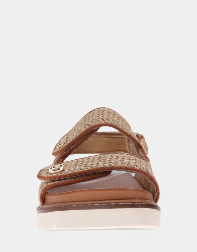 Mia Vita - Dakota Slingback Sandal - Natural Raffia