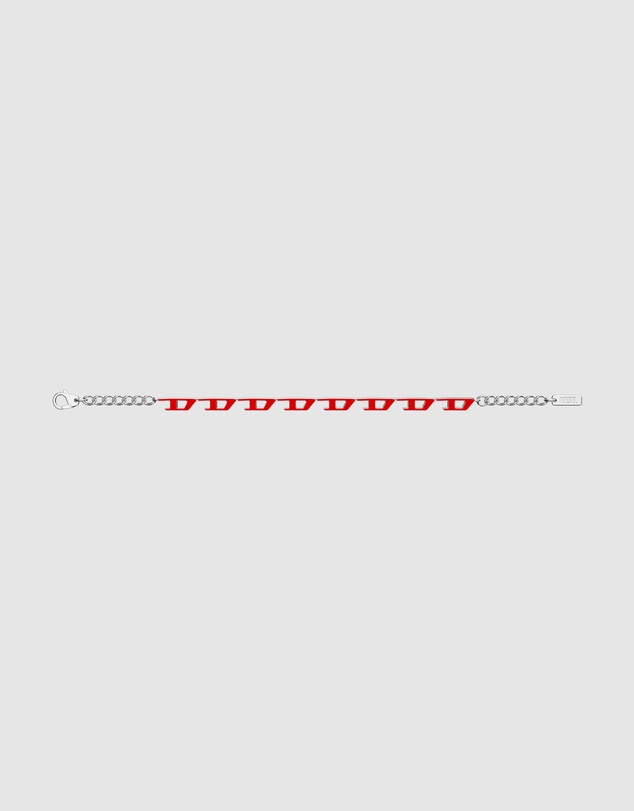 Diesel - D Logo Silver Bracelet