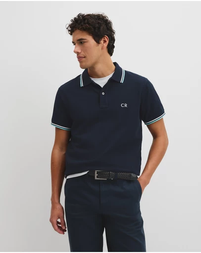 Country Road - Australian Cotton Cr Logo Pique Polo