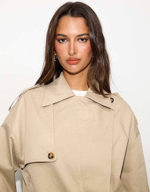 Dazie - Muse Trench Bomber Jacket