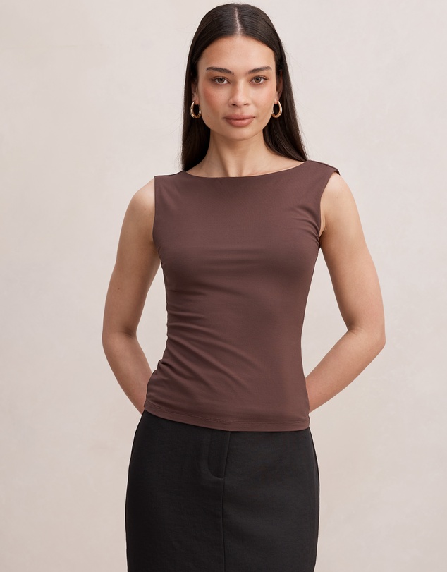 Forever New - Bonnie Scoop Back Tank Top