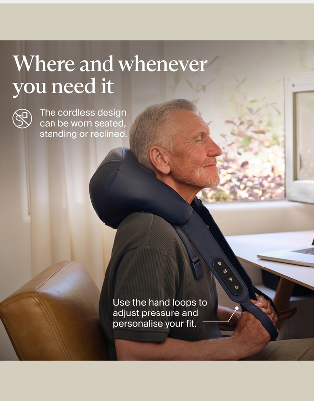 Therabody - Therabody ThermNeck & Upper Back - Heated Massager