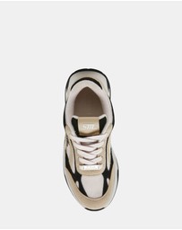 Steve Madden - Sneak-Peak Irish/Black Silver Sneakers