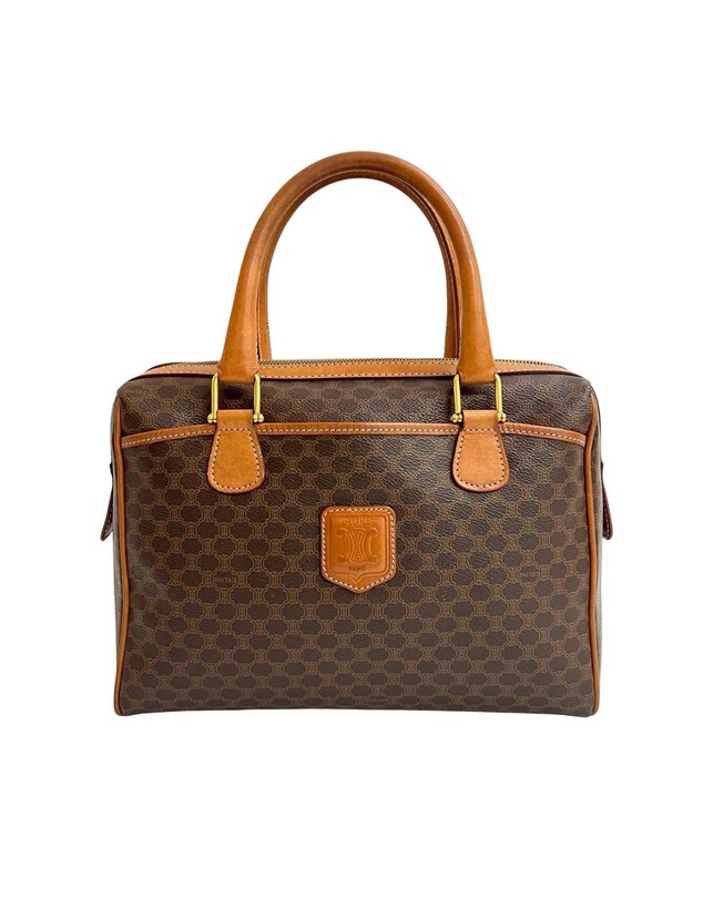 Pre-Loved by Azura Reborn - Pre-Loved Macadam Coated Canvas Boston Bag