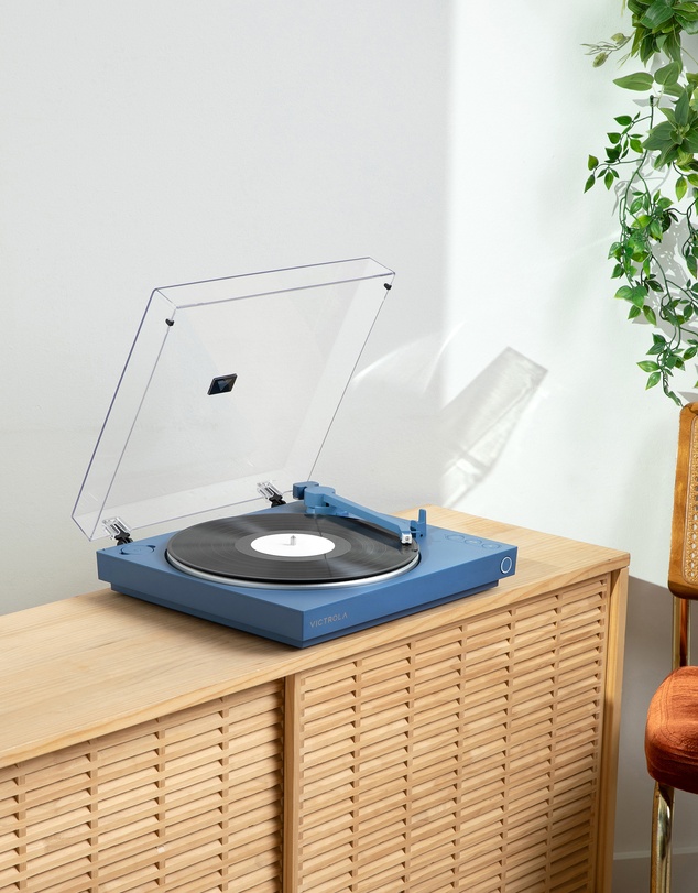 Victrola - Victrola Automatic Turntable - Blue