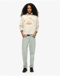 Superdry - Embellished Varsity Loose Crew