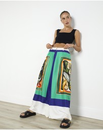 Cirkular - Pre-Loved - Christopher Esber Bandana Print Silk Pants