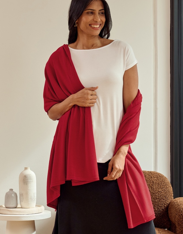 Bamboo Body - Bamboo & Recycled Cashmere Wool Travel Wrap 