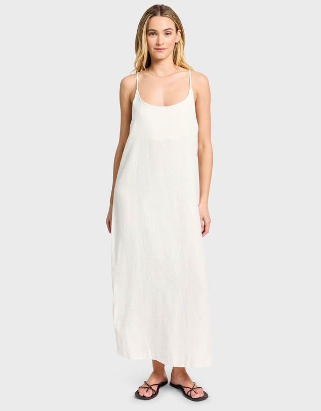 Academy Brand - Essential Linen Slip Dress