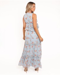 Petal & Pup - Isla Tiered Skirt Set - Blue Floral