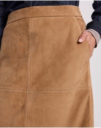 David Lawrence - Tanzie Suede Pencil Skirt