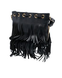Pre-Loved by Azura Reborn - Pre-Loved Small Calfskin Emmanuelle Fringe Bucket Bag