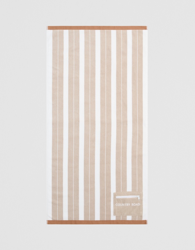 Country Road - Kyla Australian Cotton Small Pocket Beach Towel