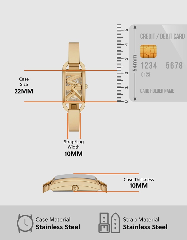 Michael Kors - Mk Empire Gold Tone Analogue Watch