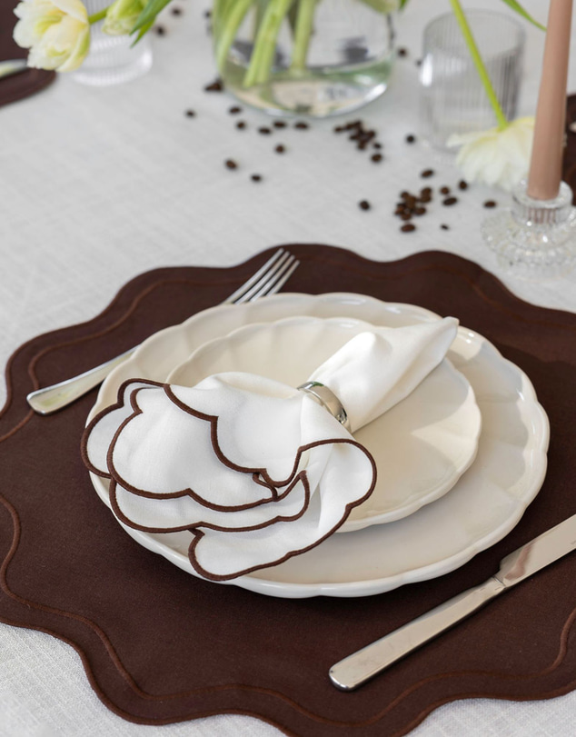 Tablescaped - The Espresso Collection - Set of 4 Napkins