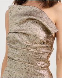 TOJHA - Tacoma Dress - Metallic Champagne