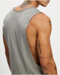 Surrounded By Ghosts - The Homilite Rib Knit Muscle T-Shirt