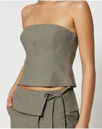 Lover - Declan Strapless Top