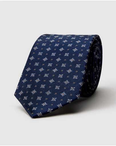 Politix - Geo Jacquard Silk Tie