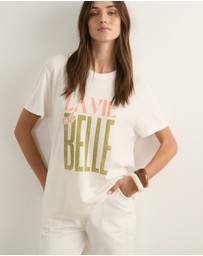 Auguste The Label - Life Is Beautiful Classic Tee