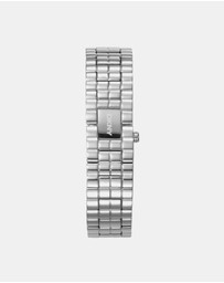 DKNY - Signature Shape Silver 17x25.5mm Silver Dial Womens Watch