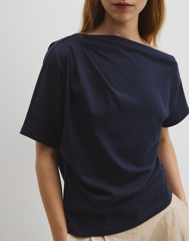 Country Road - Australian Cotton One Shoulder T-shirt