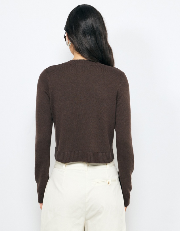 AERE - Loni Cotton Cashmere Blend Cardigan