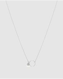 Alana Maria - Pipa Freshwater Pearl Necklace - Sterling Silver