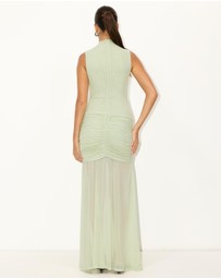 Dazie - Faye Mesh Maxi Dress
