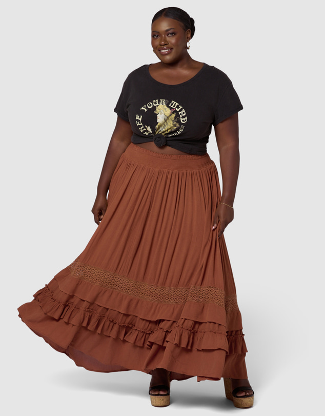 The Poetic Gypsy - Frontier Maxi Skirt