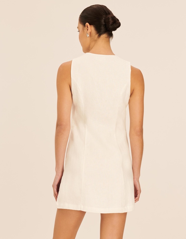 AERE - Linen Button Down Mini Dress