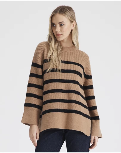 Everly Collective - Vancouver Striped Knit