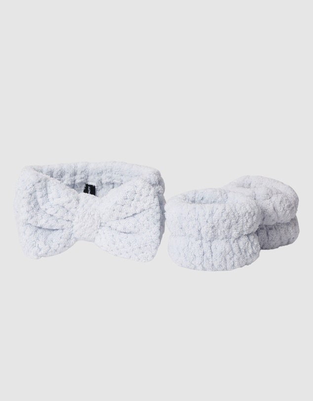 Adore Beauty - Makeup Headband + Cleansing Wristband Kit - Blue LIMITED EDITION