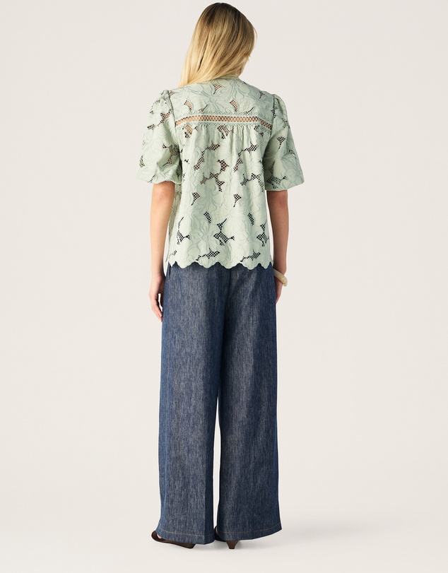 MOS The Label - Whisper Embroidery Blouse