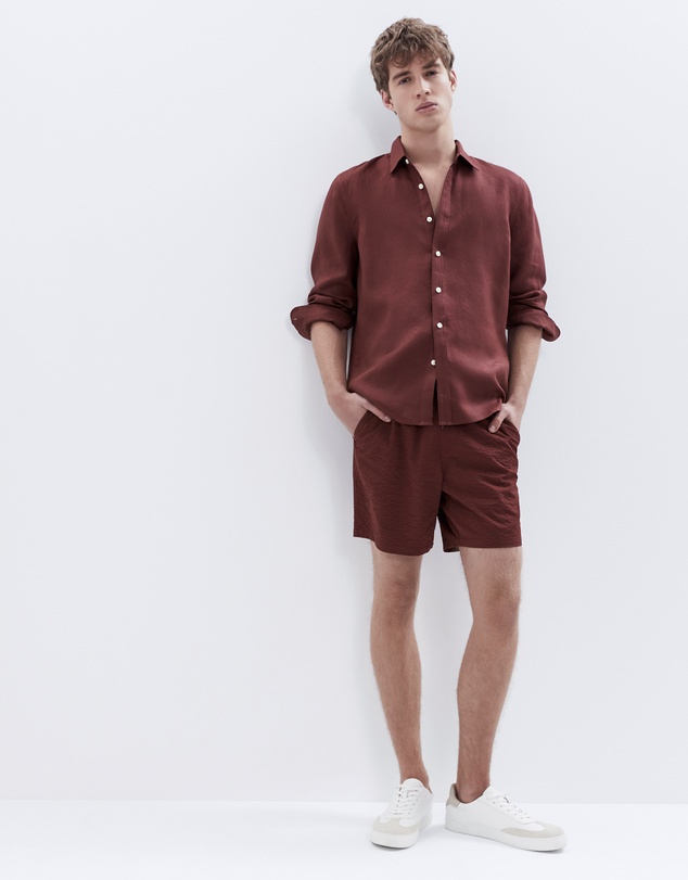 UNISON - Linen Regular Fit Shirt