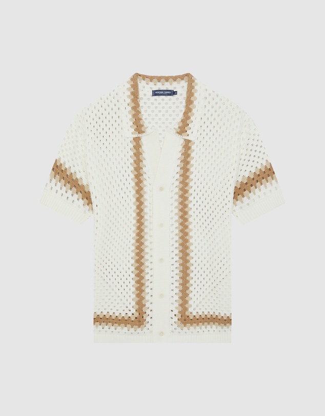 Frescobol Carioca - Marques Cotton SS Crochet Cardigan