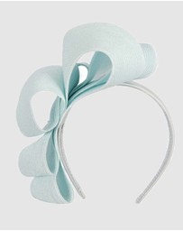 Max Alexander - Large Loops Blue Racing Fascinator