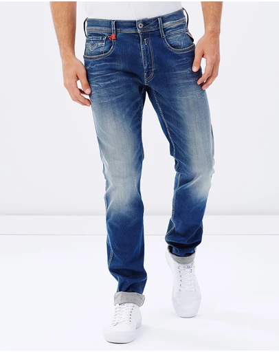 Replay - Hyperflex Anbass Slim-Fit Jeans