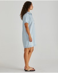 Sass - Vale Scalloped Denim Dress