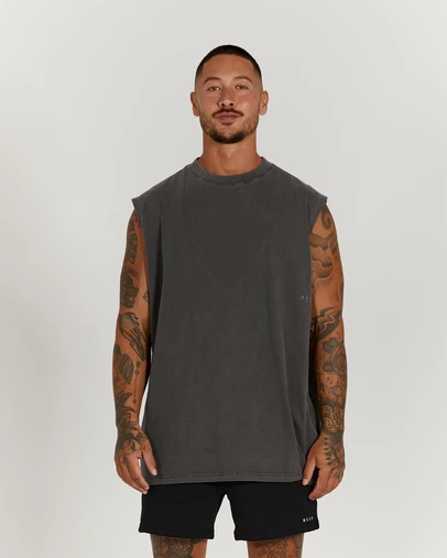 Muscle Republic - Mens Heavy Oversized Tank - Timeless