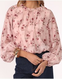 Petal & Pup - Dallas Long Sleeve Top - Pink Rose