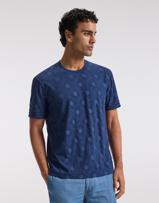 Calibre - Plush Terry Logo T-shirt Blue