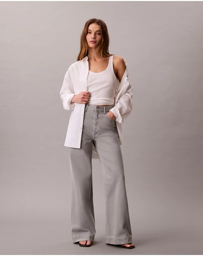 Calvin Klein Jeans - Super High Rise Wide Leg Jeans