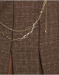 Belle & Bloom - Set Me Free Tweed Skirt
