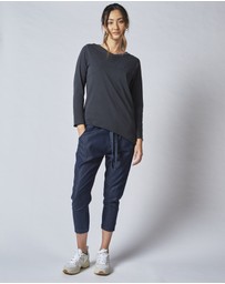 DRICOPER DENIM - Bowie Black Long Sleeve Tee