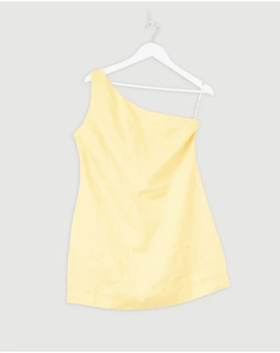 Revibe - Repaired Lover Alora One Shoulder Mini Dress - AU 12