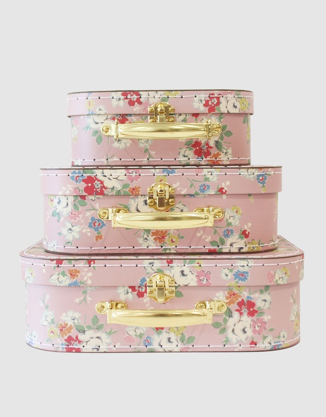 Alimrose - Kids Carry Case Set Vintage Rose