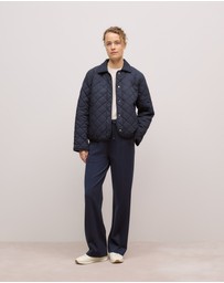 Trenery - Quilted Shell Jacket in Night Sky
