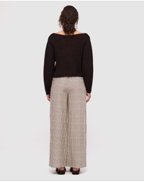 Zulu & Zephyr - Cotton Lattice Knit Top